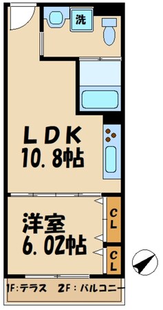 日野宿・山屋敷住宅　南七番館の物件間取画像